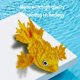 thumbnail image 3 of Estatuilla Decorativa Pez Dorado Juguete Artificial Creativa para El Y La Oficina, 3 of 8