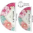 thumbnail image 3 of FMSHPON Mother's Day Beautiful Colorful Roses Flower Xmas Christmas Tree Skirt Stand Mat for Holiday Party Decoration Indoor Outdoor 48 inches, 3 of 6