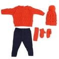 thumbnail image 1 of Traje para muñeca bebé, ropa para muñeca, suéter, pantalones, sombrero para muñeca, suéteres para muñeca, muy versátiles, 1 of 9