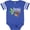 Football Blue and White, variant on Mawmaw Little Monkey Grandchild Boys or Girls Baby Bodysuit