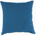 thumbnail image 5 of Jordan Manufacturing Sunbrella 16" x 16" Canvas Regatta Blue Solid Square Outdoor Throw Pillow (2 Pack), 5 of 10