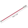 thumbnail image 3 of Unique Bargains 90mm Length PVC Coated Stainless Steel Keyring Loop Cable Pink 6 Count, 3 of 5