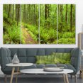 thumbnail image 1 of Sentier Forestier Luxuriant Rivière Columbia - Impression d'Art Mural sur Toile Forestière, 1 of 3