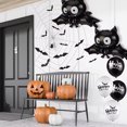 thumbnail image 4 of globos de aluminio de Halloween, globos de Mylar de murciélago, lindo globo de murciélago negro, accesorios para fiesta de Halloween, suministros de decoración del hogar, regalos para niños, 4 of 5