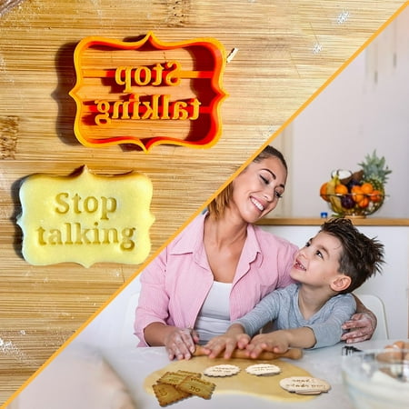 

DIY Cookie Form With Fun And Phrases Cookie Molds Shapes Cookie Cutters