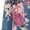 Blue, variant on Women's Ruffle Off Shoulder Floral Midi Smocked Flowy Long Dresses Dress for Summer Spring Beach White S