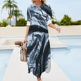 thumbnail image 3 of Trash Plastic Bag Texture Long Sleeved Shirt Dress Dress for girls Summer dresses for women, 3 of 6