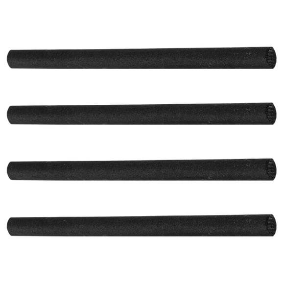 MERRYHAPY 4Ud Barras De Grafito Negro Para Uso Industrial Con Alta Precisión De Diámetro Y Resistencia Térmica