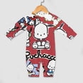 thumbnail image 4 of Pochacco Baby Footless Rompers, Long Sleeve Baby Onesie Jumpsuit for Boys Girls, 4 of 8