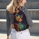 thumbnail image 5 of Disketp Whimsical Dragon Color Cool print Canvas Backpack Lightweight Travel Daypack Student Rucksack Laptop Backpack-Medium, 5 of 5