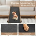 thumbnail image 3 of Lilypelle Foldable Pet Ramp for Small & Large dog,Adjustable Wood Dog Ramp with 4 Adjustable Heights of 13.7"-19.6" ，39.3"L X17.7"W,Brown, 3 of 8