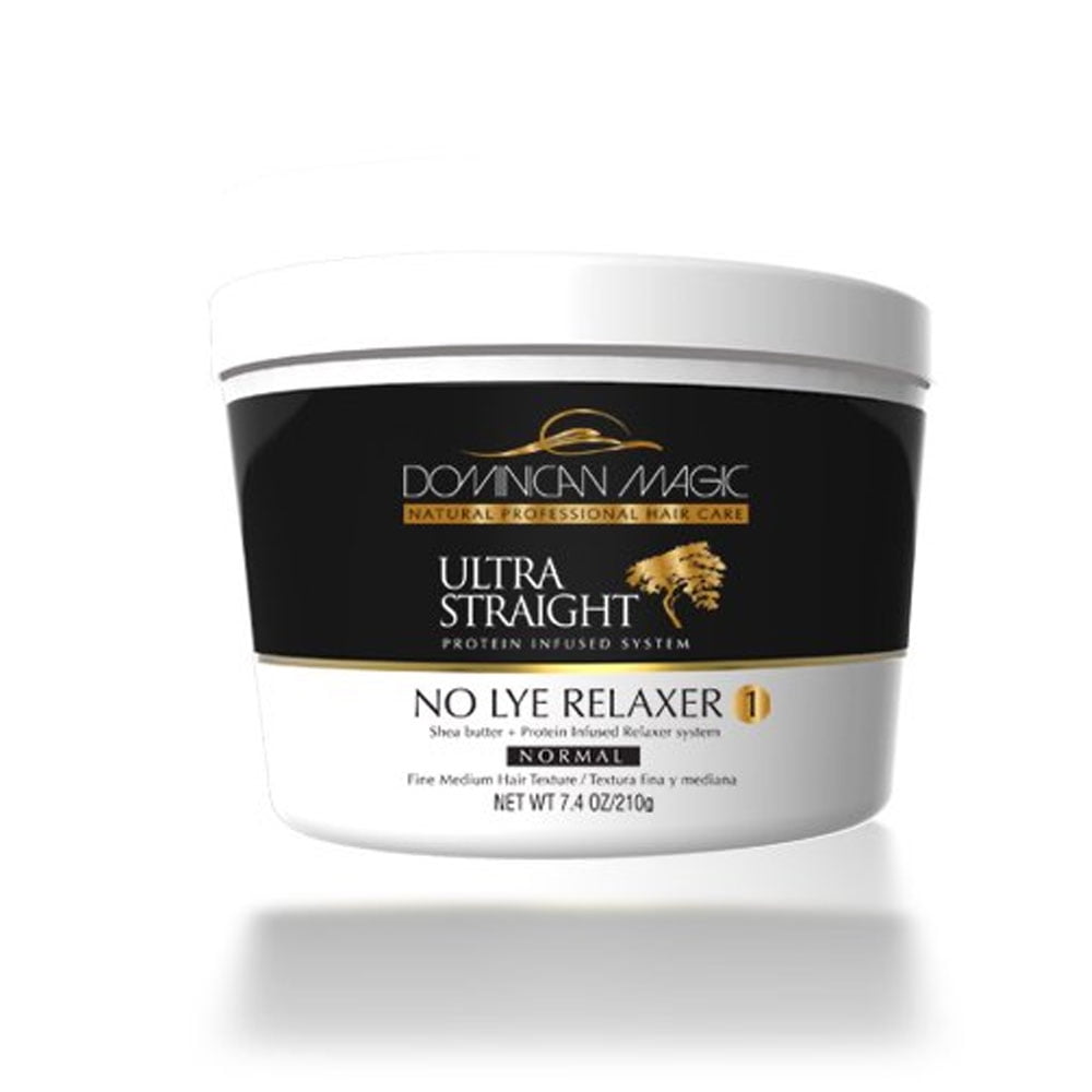 Dominican Magic Ultra Straight No Lye Relaxer Kit Regular,Pack of 2