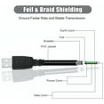 thumbnail image 5 of Aprelco 3.3ft USB Cable Compatible with Epson Expression ET-2550 ET3600 ET3750 ET4500 EcoTank Printer, 5 of 6
