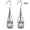 Black, variant on FEOLGEHLY 2 Pcs 2.76×3.74Inch Ball Hanging Bird Feeders for Outdoors, Metal Home Decor Bird Holder, Wild Bird Feeder Stations with Hooks for Outside Garden Wildlife, Easy to Clean and Maintain, Black