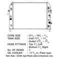thumbnail image 2 of CSF 3302 1 Row Plastic Tank Aluminum Core Radiator, 2 of 2
