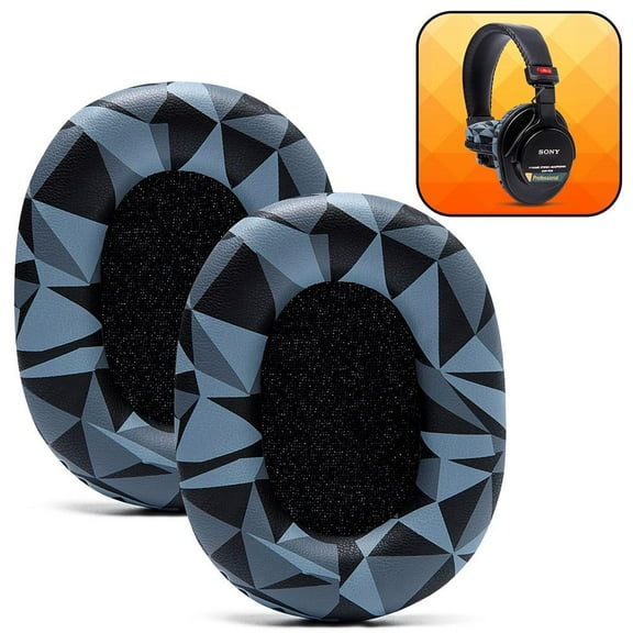Wicked Cushions Replacement Earpads For Sony MDR 7506 & V6 Headphones | Softer Leather, Luxurious Memory Foam, Added Thickness