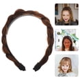 thumbnail image 4 of MasteelfCA Faux Cheveux Bandeau Tressé Grand Postiche pour Filles Femmes Bandeau Queue de Cheval, 4 of 7