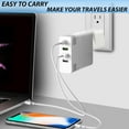 thumbnail image 4 of Europe to US Plug Adapter, 6 Pack UK to US Plug Adapter, India to US Plug Adapter, Universal Travel Adapter for USA, Europe Australia UK Italy to American Outlet Adapter-Type B, 4 of 8