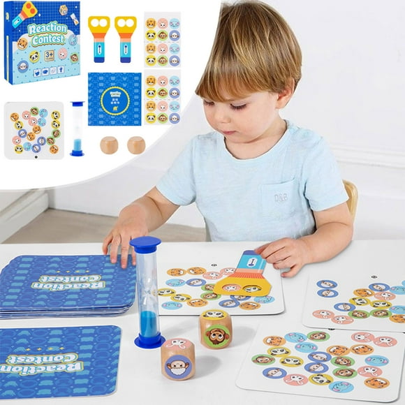 Learning Education Toys,Handheld Games for Kids,Children's Board Games Interesting Interactive Response Training Toys Children's Learning Games Age Appropriate Games Portable for Children Boys Girls