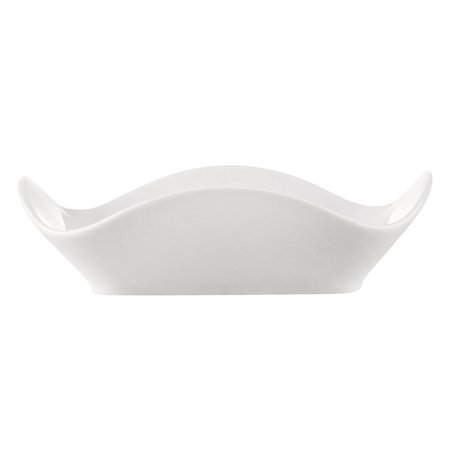 

Alice Floral Dish 6 1/2 Dia. X 1 3/4 H Porcelain Super White 4 packs