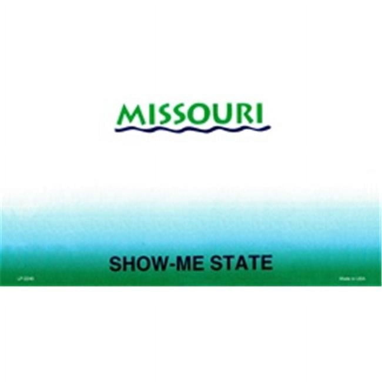 LP-2240 Missouri State Background Blanks Flat- Automotive License Plates Blanks for Customizing