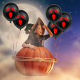 thumbnail image 2 of De Globos Decorativos, Decoración De Fiesta, Adorno De Barra De Utilería Diy, Decoraciones Para El Hogar, Suministros De Halloween Atractivos Multiusos 10 Piezas Sweethay HA044538-01, 2 of 6