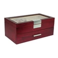 thumbnail image 2 of 24 Oversized Extra Large Wood Watch Box Display Case Storage Jewelry Organizer, 2 of 6