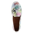 thumbnail image 3 of Spring Step Carraway Women's Leather Flats with Cushioned Footbed, Print, Detail, 3 of 7