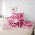 thumbnail image 6 of Feelyou Girly Pink Camo Twin Bedding Sets 7-Piece for Kids, Rustic Farmhouse Hunting Bedding Comforter Set, Fashion Camouflage Reversible Sheet Sets, Ultra Soft Bedroom Decor, 6 of 8