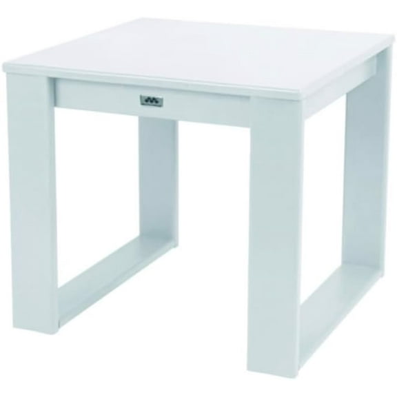 NewTechWood Modern Side Table in Ivory Color