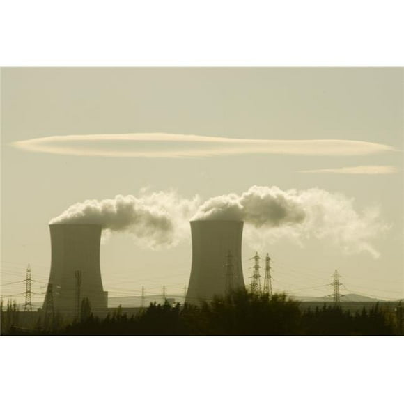 Posterazzi DPI1837486LARGE Pollution From Smoke Stacks Poster Print, Large - 38 x 24