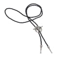 thumbnail image 1 of Bolo Tie Western Cowboy colgante para cumpleaños Graduaciones Estilo vintage Grado premium Hecho a mano para hombres Joyería duradera unisex Plata Sunnimix Corbata de bolo, 1 of 8