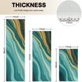 thumbnail image 4 of Teal Gold Marble Pattern Kitchen Rugs Sets Of 3,Kitchen Runner Rugs Non Skid Washable,Decorative Kitchen Floor Mats for Kitchen,Sink,Laundry,17"x30"+ 17"x47" + 17"x59", 4 of 6