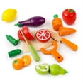 thumbnail image 4 of Kitchen Toy 1 Set Kitchen Toy Portable Interesting Creative Smooth Surface Colorful Realistic Safe Pretend Play House Wooden Cut Vegetable Toy Birthday Gift, 4 of 6