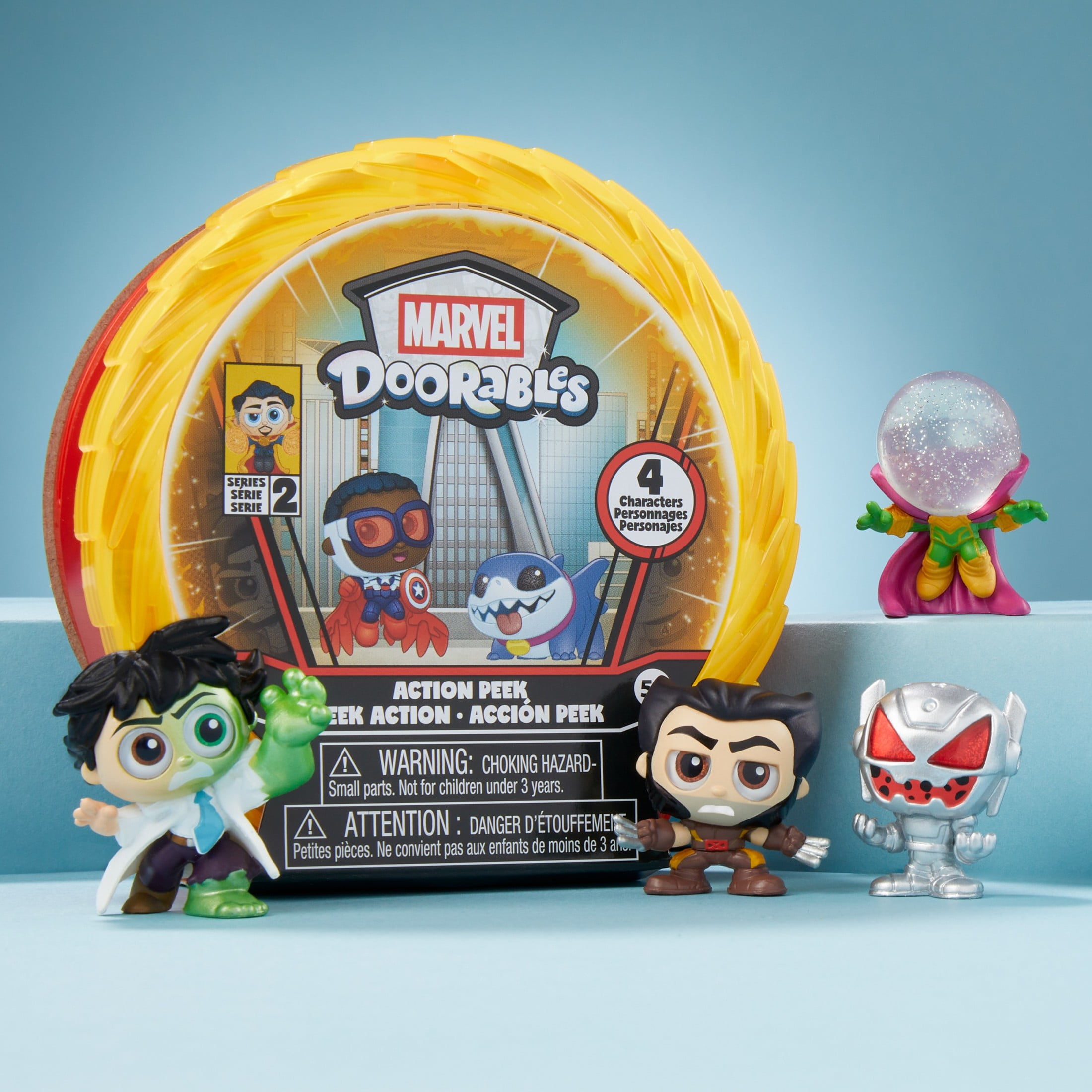 Disney Doorables Marvel Action Peek Series 2 - Mystery Collectible Figures for Kids 5+