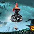 thumbnail image 4 of KeirineCC Halloween Ornaments for Small Tree - Window Doll Pendant | Ghost Witch Pumpkin Cat Spooky Charm Hangable Ornament Decorations for Outdoor Holiday Parties Home,1 PCS,Orange, 4 of 7