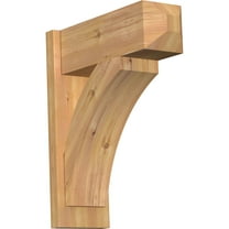 Ekena Millwork 7.50"W x 20"D x 24"H Thorton Smooth Craftsman Outlooker, Western Red Cedar