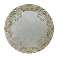 thumbnail image 4 of WERPE Beige Lace Soft Farmhouse Round Tablecloth - Great for Home Kitchen/Parties/Holiday Dinner White, 4 of 8