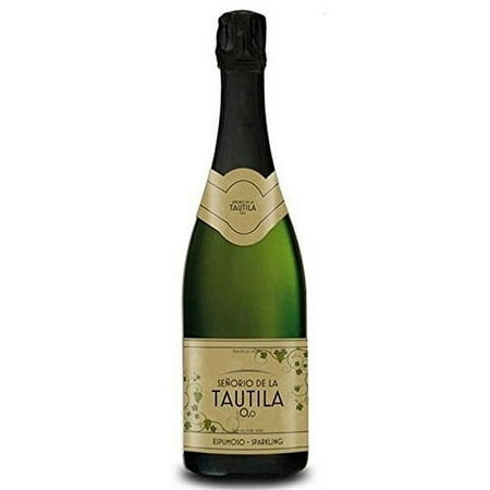 Senorio de la Tautila Espumoso Blanco 0.0% Non-Alcoholic Sparkling White Wine From Spain 750ml, Halal Certified and Vegan