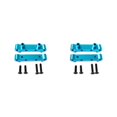 thumbnail image 2 of maskred Metal Front Rear Gear Box Mount For 1/18 Hobbico Dromida Speed With Durable Metal Front Rear Gear Box Mount For 1/18 sky blue 2Set, 2 of 6