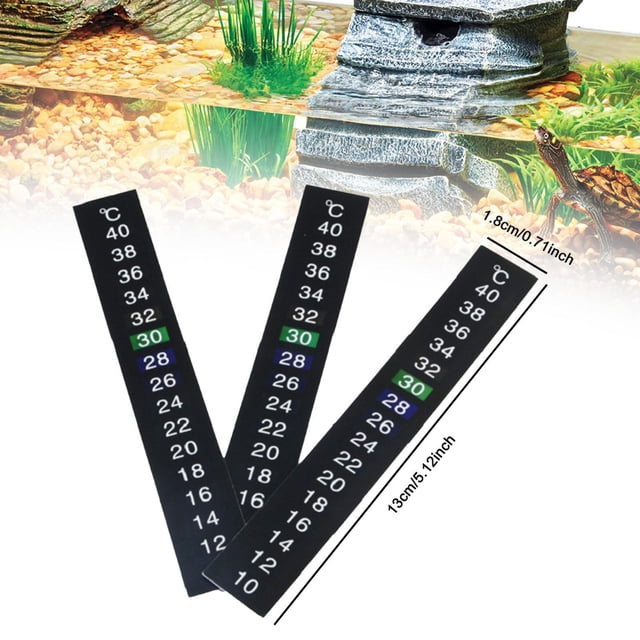 (下单备注3个一袋)供应多款液晶鱼缸温度贴 感温变色水温测温贴 水族测水温温度贴10-40度