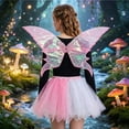 thumbnail image 5 of Fairy Wings for Adult Women, 2PCS Fairy Costume Set with Tulle Tutu Skirts for Halloween Cosplay Party, 5 of 6
