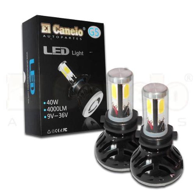 Par Juego de Bulbo Led EL CANELO Luz Alta Range Rover Sport 2006-2008 4.2l G5