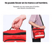 thumbnail image 2 of Bolsa Médica Refrigerada Portátil Botiquín Primeros Auxilios Xtellar rojo, 2 of 4