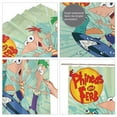 thumbnail image 3 of Cartoon For Phineas and Ferb Themed Shower Curtain for Bathroom Decor,Durable Waterproof Polyester Fabric,72x72 Inch with 12 Pack Hooks Washable Curtain Set, 3 of 5
