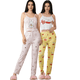 thumbnail image 1 of Set De 2 Conjunto Pijama Mujer Blusa Y Pantalón Dama Piyama Unitalla Pyjama, 1 of 9