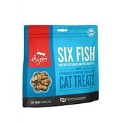 Orijen Freeze Dried Cat Treats, Grain Free, Natural & Raw Animal Ingredients, Six Fish, 1oz