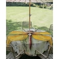 thumbnail image 3 of Outdoor Tablecloth with Umbrella Hole Zipper Vintage Dragonfly Round Tablecloth 54" Waterproof Outside Table Cloth Abstract Retro Oil Painting Patio Table Cover Tablecloths for Picnic Party, 3 of 8