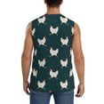 thumbnail image 4 of Fotbe Men's Funny Chicken Print Men's Sleeveless Muscle Tank Tops Casual T-Shirts for Gym Workout Beach-X-Large, 4 of 8
