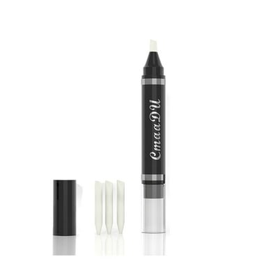 BEUKING Eye Makeup Remover Pen, Makeup Remover Eraser Stick Corrector Lipstick Eyeliner Eraser for Instant Touch Up, Mascara Smudges Correction,Travel-Friendly Removing Pen with 3 Replacement Heads
